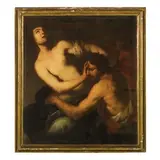 Antonio Zanchi, Ratto di Elena, oil on canvas