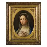 Carlo Maratti, Madonna / Firmato o iscritto sul retro a pennello con vernice nera: Carolus Maratta pinxit/ Anno 169[?] Aetatis sue.