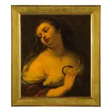 Giuseppe Nuvolone, Cleopatra, oil on panel