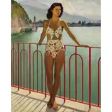 Ugo Celada da Virgilio, Cerese di Virgilio 1895 ; Varese 1995 / Nenele al Lago di Porlezza. / Firmato 'Ugo Celada da Virgilio' in basso a sinistra