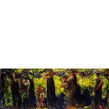 Luigi Conconi, Milano, 1852 ; 1917 / Baccanale, oil on panel