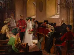 In Time of Peace by Leonard Frank Skeats, Oil on Canvas, offered Jan 2025