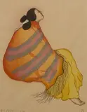 R. C. Gorman, Nihon, Woodblock Print