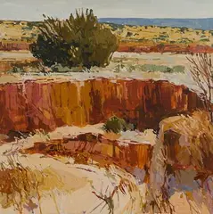 Douglas E. Atwill, Galisted South View II, Oil on Canvas
