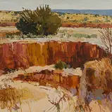 Douglas E. Atwill, Galisted South View II, Oil on Canvas