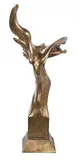 Richard Hunt, Hybrid Muse, Bronze Sculpture