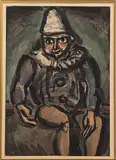 Georges Rouault, Le Vieux Clown, Aquatint