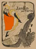 Jane Avril, Jardin de Paris by Henri de Toulouse-Lautrec, Lithograph, offered Dec 2024
