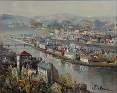 Lucien Delarue, Untitled, Oil on Canvas