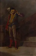 Victor Nehlig, Untitled, Oil on Board