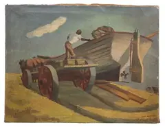 Untitled by Jack Markow, Oil on Canvas, offered Dec 2024