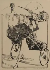 Ellen Lanyon, Ostricart, Lithograph