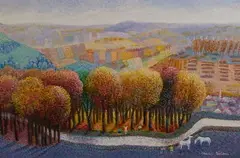 Untitled by Charles Weidman, Oil on Canvas, offered Dec 2024