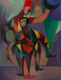 William Sylvester Carter, Untitled, Oil on Masonite