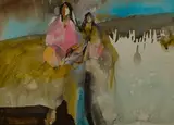 Dawn Shoes of Yellow by Veloy Joseph Vigil, Watercolor, offered Nov 2024