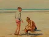Untitled by Marie Stobbe, Oil on Board, offered Nov 2024