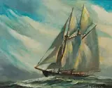 Untitled by William De Garthe, Oil on Board, offered Nov 2024