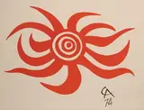 Alexander Calder, Sunburst, Lithograph