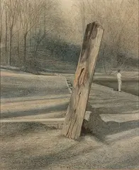 Philip White, Evening Shadows, Acrylic on Masonite