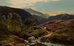 On the Fells, Borrowald, Cumberland by Sidney Richard Percy, Oil on Canvas, offered Oct 2024