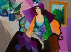 Diane Remembers by Itzchak Tarkay, Serigraph, offered Oct 2024