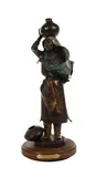 Susan Kliewer, Woman at the Well, Bronze Sculpture