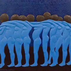 The River by Mark Mlodoch, Mixed Media Relief, offered Sep 2024