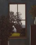 Robert Kipniss, The Sill, Acrylic on Canvas