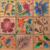 Yuri Gorbachev, Indonesian Birds, Oil on Canvas