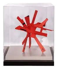 Red Rotation by Bernard Williams, Wood Sculpture, offered Sep 2024