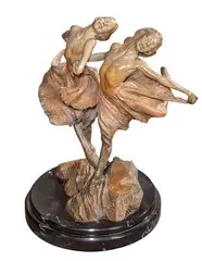 Sisters by Richard MacDonald, Bronze Sculpture, offered Sep 2024