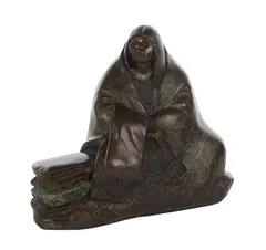 Doug Hyde, Pendleton Blanket, Bronze Sculpture