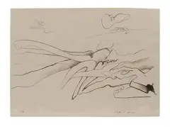 Untitled by Richard Hunt, Lithograph, offered Aug 2024