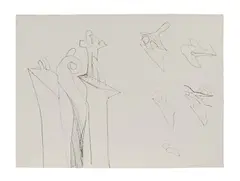 Untitled by Richard Hunt, Lithograph, offered Aug 2024