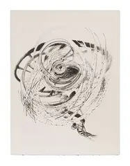 Untitled by Richard Hunt, Lithograph, offered Aug 2024