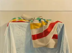 James B. Moore, Blanket on a Table, Oil on Canvas