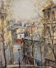 Lucien Delarue, Paris, Oil on Canvas