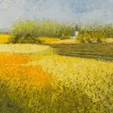 Paysage d' Automne by Dominic Dorie, Oil on Canvas, offered Aug 2024