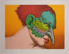 Robert Lostutter, Superb Sunbird, Lithograph