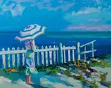 Don Hazen, Despues de la Lluvia, Oil on Canvas