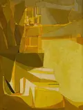Mary Gehr, Temple of the Sun - Palenque, Oil on Canvas