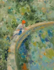 Andre Gisson, Reflection, Oil on Canvas