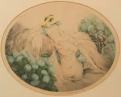 Hydrangeas by Louis Icart, Etching, offered Jun 2024