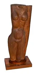 Bunni Sovetski, Untitled, Carved Wood Sculpture