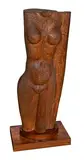 Bunni Sovetski, Untitled, Carved Wood Sculpture