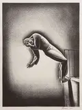 Rockwell Kent, Nightmare, Lithograph