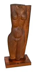 Bunni Sovetski, Untitled, Carved Wood Sculpture