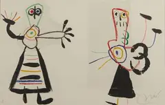Joan Miró, l'Enfance d'Ubu, Lithograph