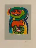 The Doll by Karel Appel, Lithograph, offered Apr 2024