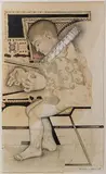 Michel Lablais, Untitled, Mixed Media on Paper